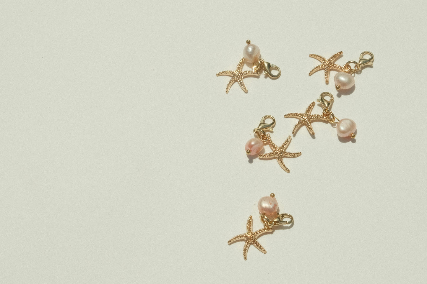 Blushed starfish charm