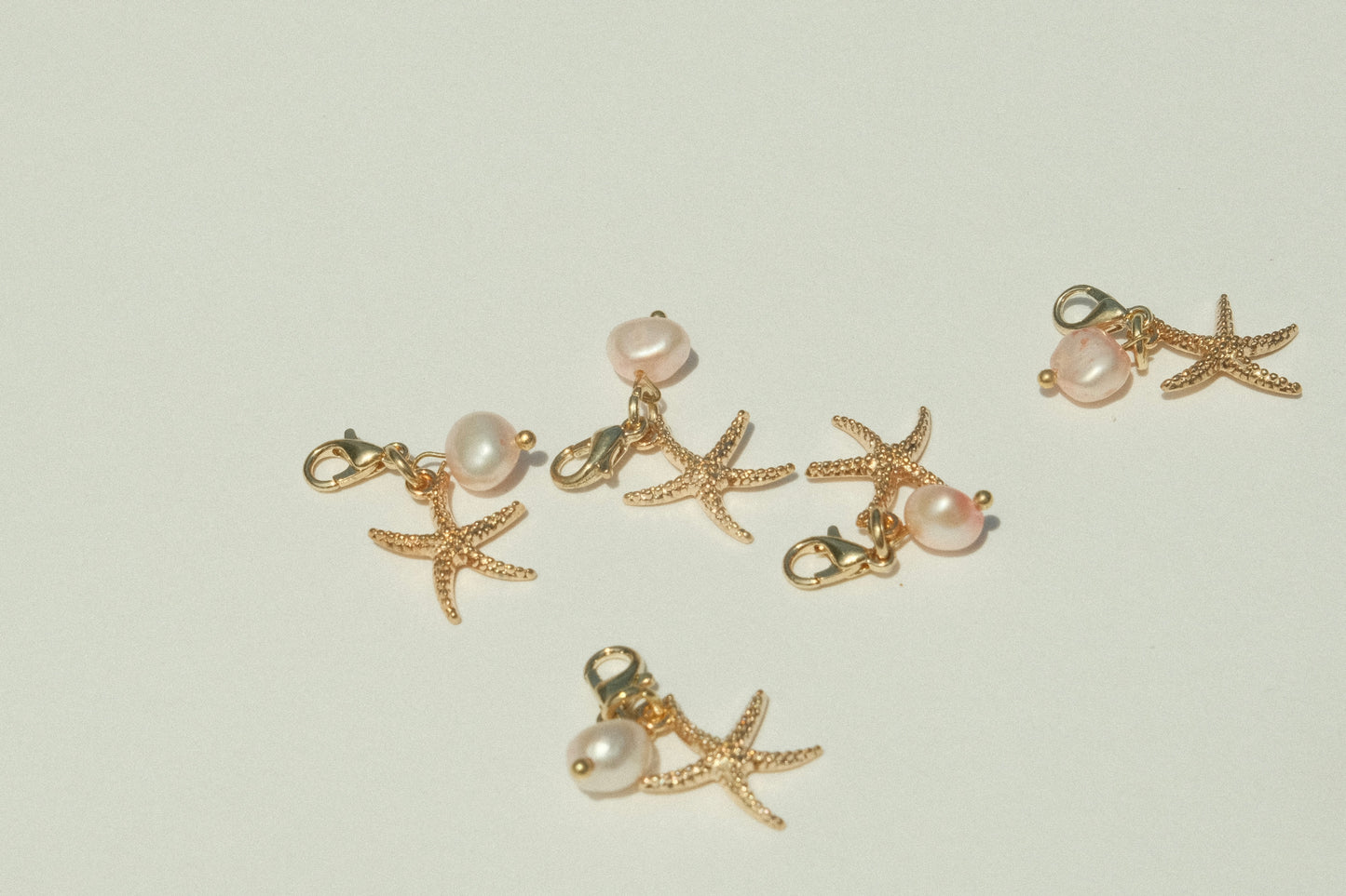 Blushed starfish charm